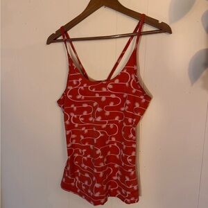 Patagonia Red and White Patterned Camisole